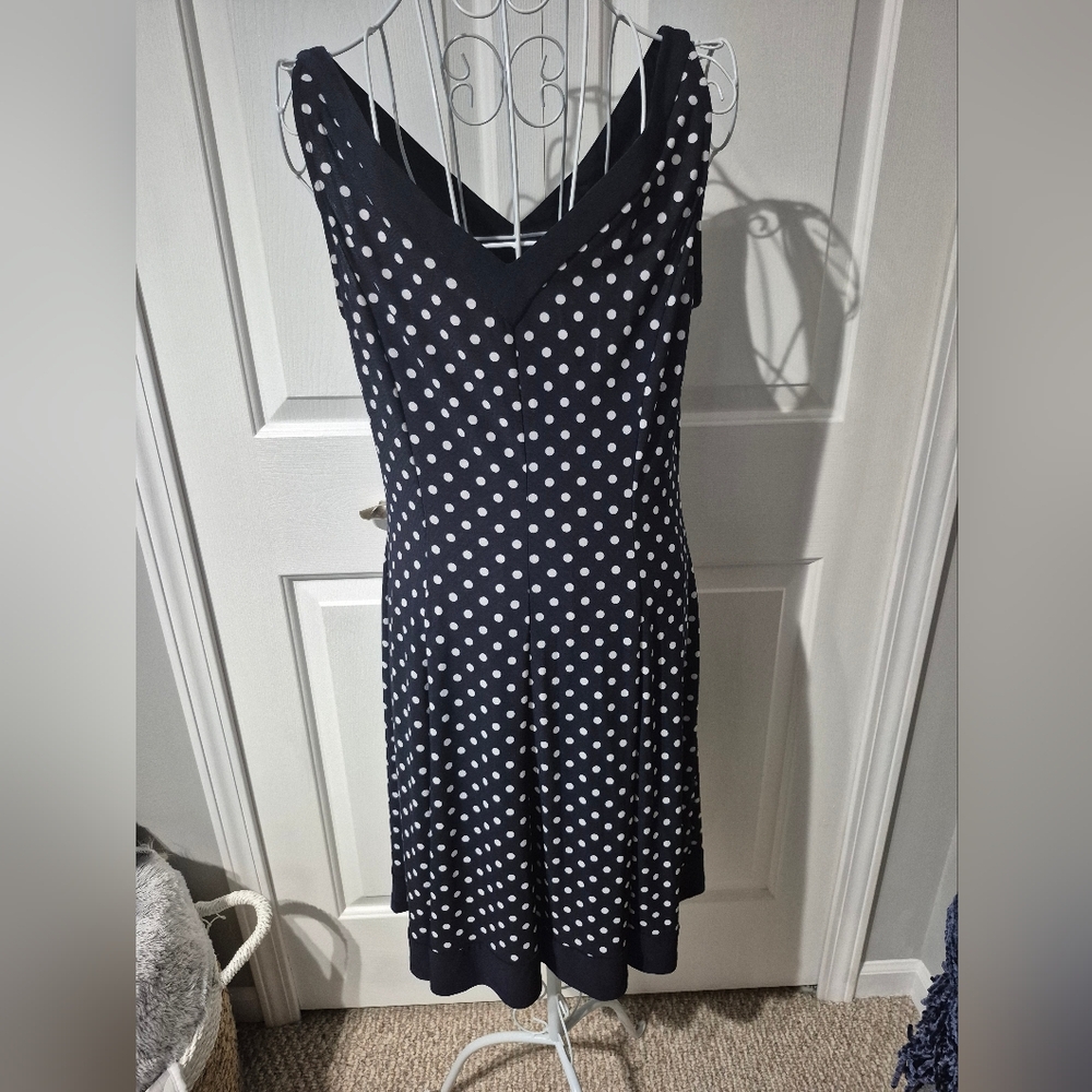 Chaps L. Fit And Flare Stetch Dress - Picture 4 of 5